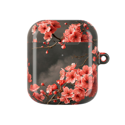 Dark Sakura Nocturne · Hard Case for AirPods & AirPods Pro · Black