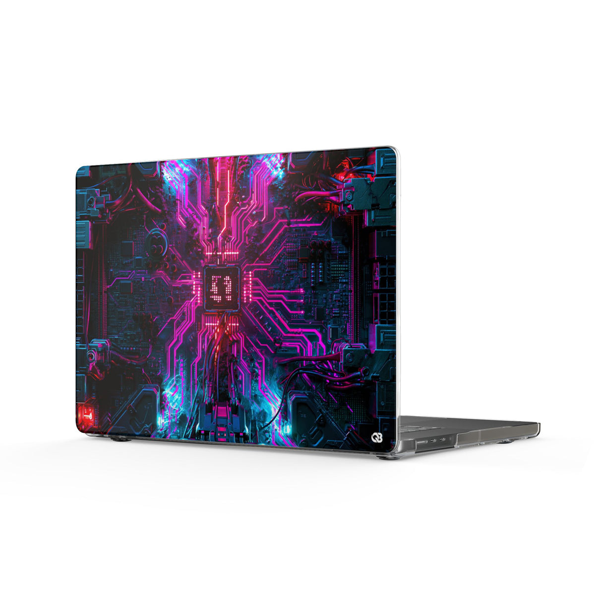 Neural Circuit Core · Clear Hard Case for MacBook · Black