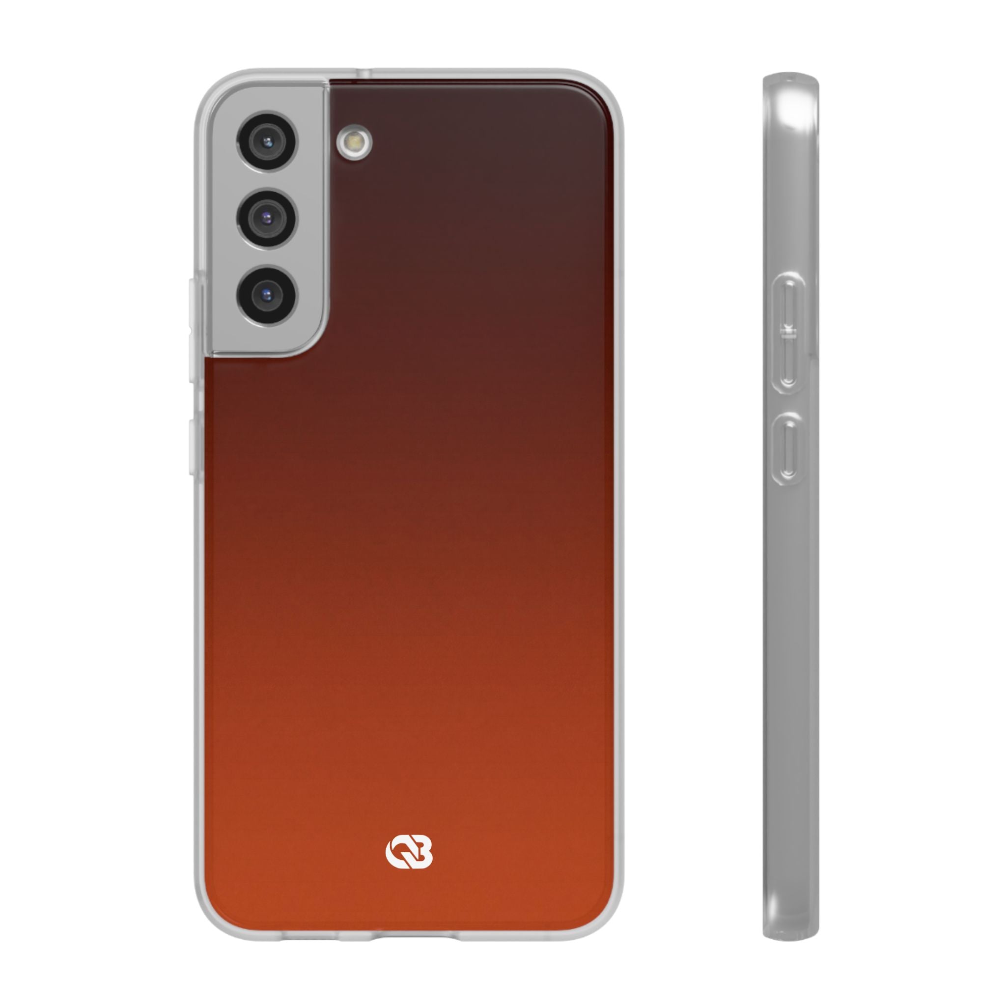 Orange Lite Phone Case for Samsung - Obsidian Ember Fade