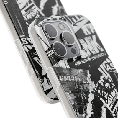 Underground Punk Collage · Lite Phone Case for iPhone ·  Black