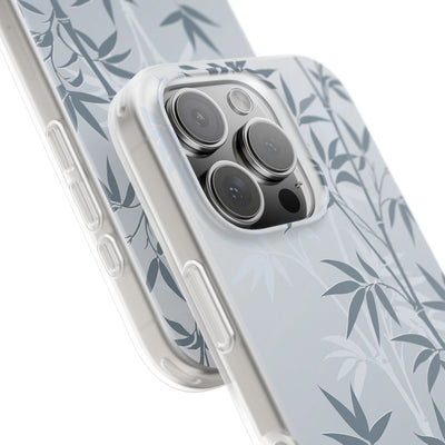 Blue Lite Phone Case for iPhone - Slate Bamboo Shadow