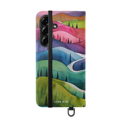 White Pathway - Samsung S25 Case - Wallet