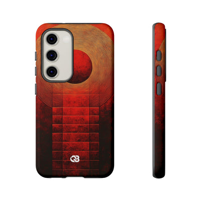 Crimson Solar Halo · Tough Phone Cover for Samsung