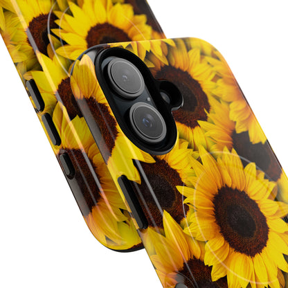 Sunflower Glow iPhone 16 Case - Tough+