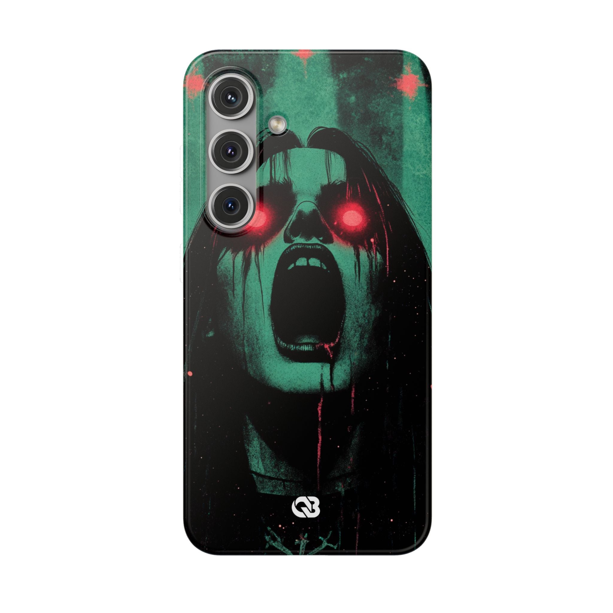 Crimson Emerald Scream · Soft Phone Case for Samsung