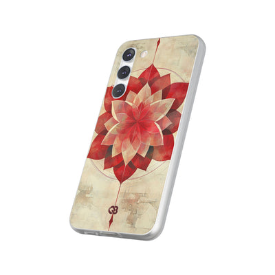 Crimson Petal Peak · Soft Phone Case for Samsung