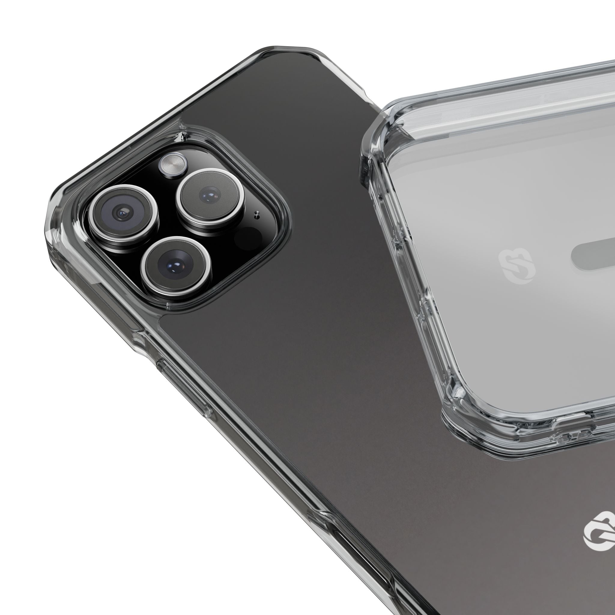 Grey Impact MagSafe Phone Case for iPhone - Obsidian Ash Fade