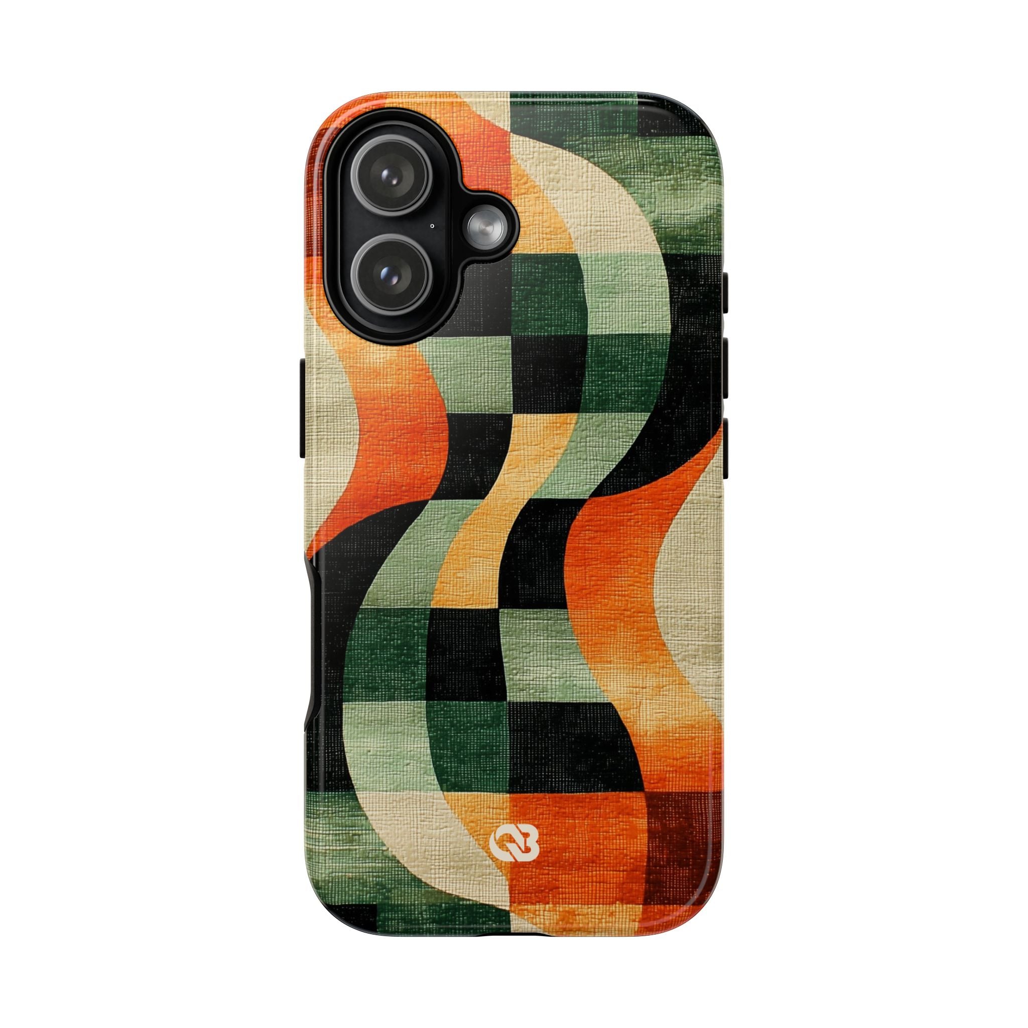 Burnt Orange Curve · Tough Etui na telefon dla iPhone