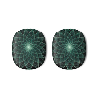 Verdant Harmonic Bloom · Hard Case for AirPods Max · Black