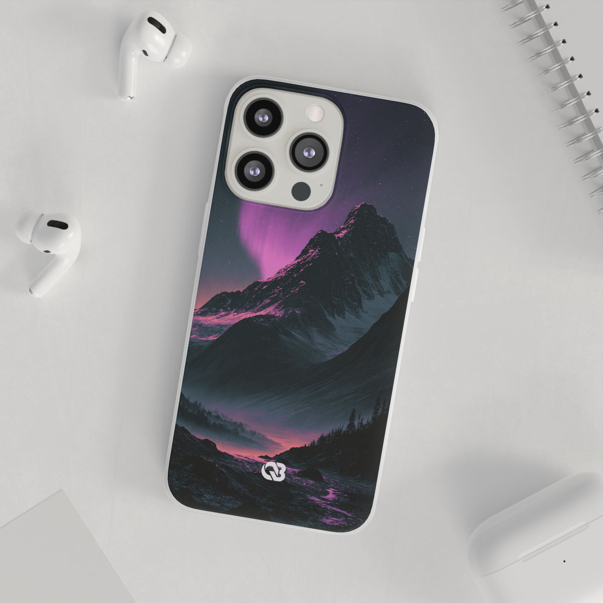 Arctic Aurora Summit · Lite Phone Case for iPhone ·  Black