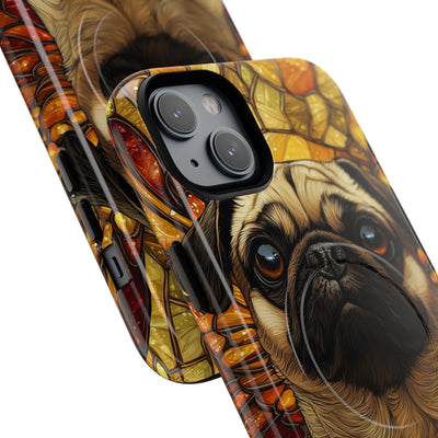 Amber Pug Divinità · Tough+ Custodia per iPhone · Magsafe