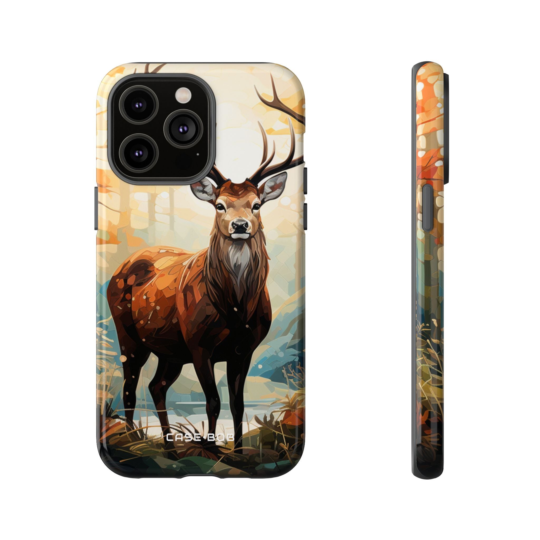 Glowing Stag iPhone 14 Pro Max Case - Tough - CASE•BOB