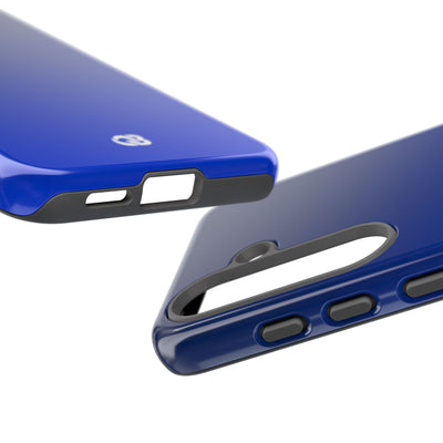 Blue Tough Phone Case for Samsung - Cobalt Depth Shift