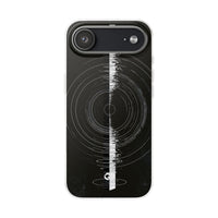 Black Lite Phone Case for iPhone - Obsidian Orbital Signal
