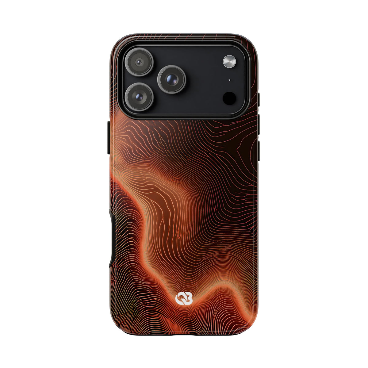 Caldera Ridge · Tough Phone Case for iPhone · Orange