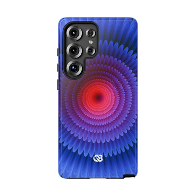 Radial Spectrum Bloom · Tough Phone Case for Samsung · Blue