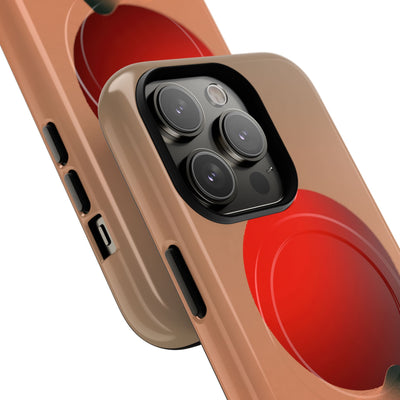 Crimson Sol Ridge · Tough 2.0 Magnetic Phone Case for iPhone · Red