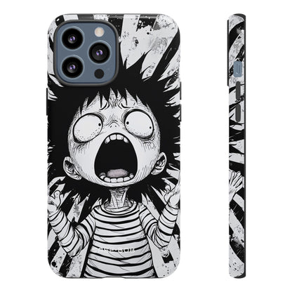 Screaming Stripes iPhone 13 Pro Max Cover - Tough