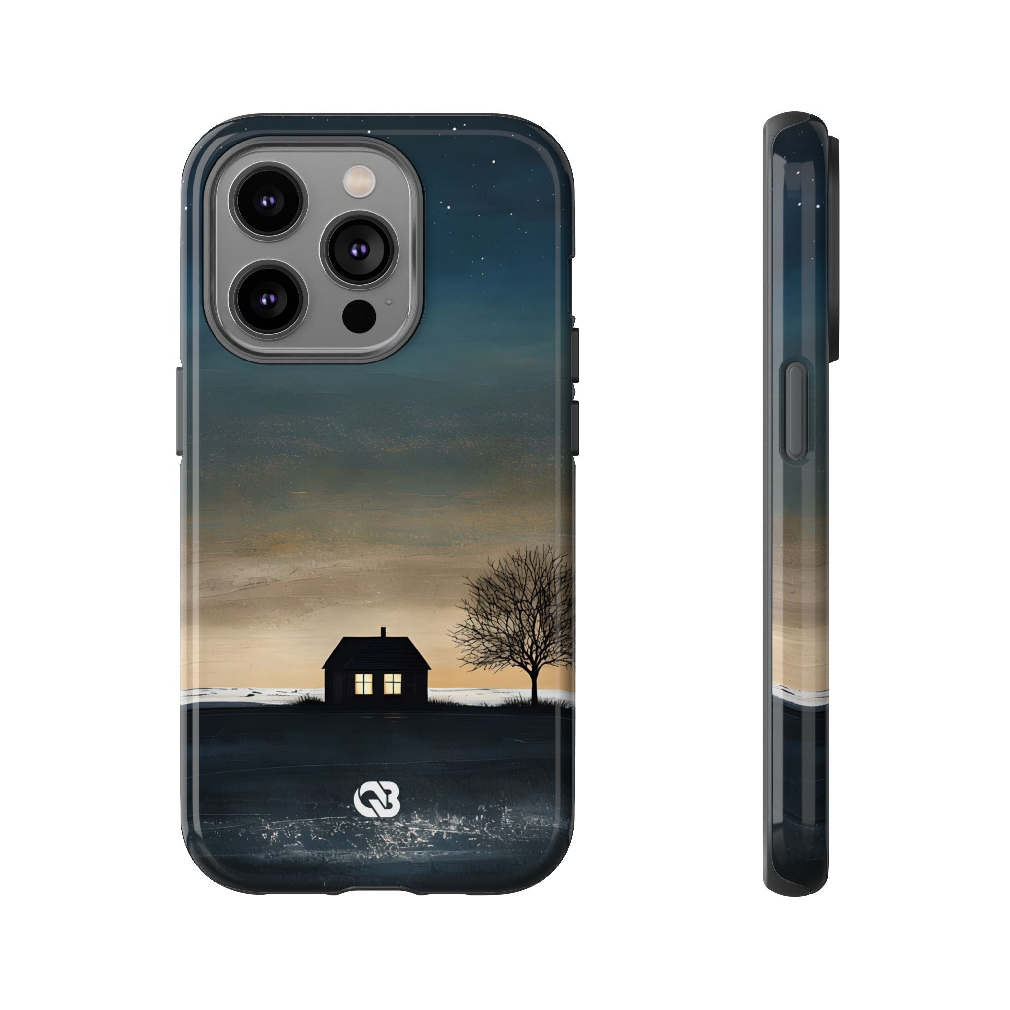 Midnight Cabin Glow · Tough Hoesje voor iPhone