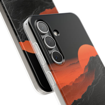 Solar Ridge Mesh · Lite Phone Case for Samsung · Black