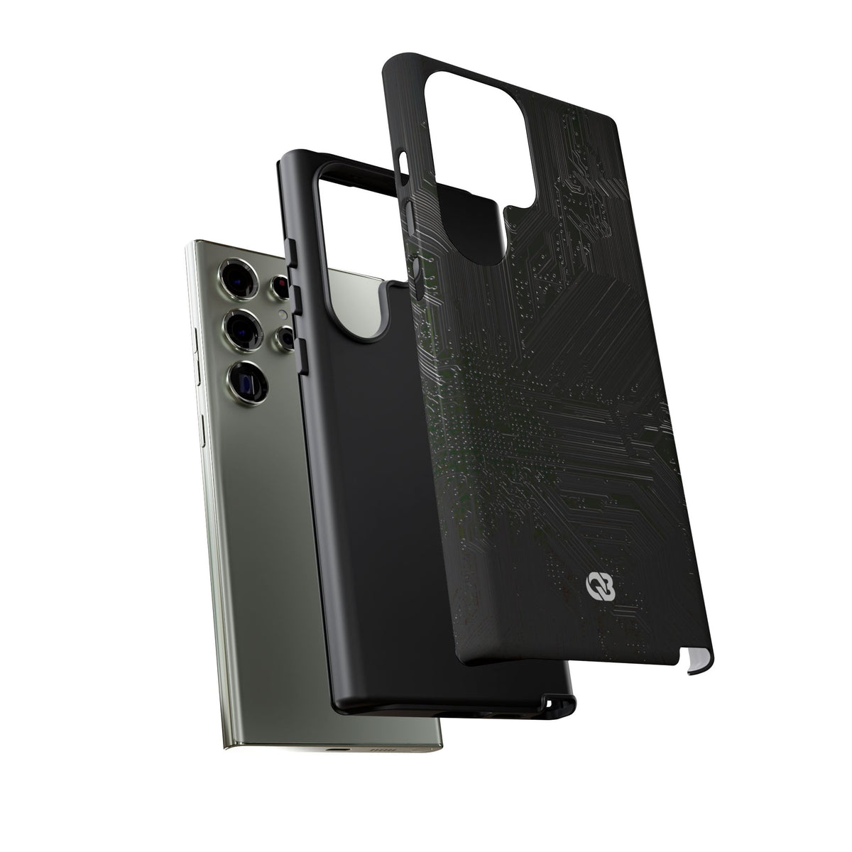 Obsidian Circuitry · Tough Phone Case for Samsung · Black
