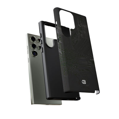 Obsidian Circuitry · Tough Phone Case for Samsung · Black