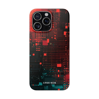 Grid Fusion iPhone 15 Pro Max Case - Soft