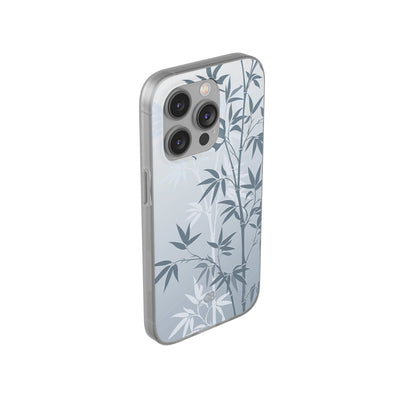Blue Lite Phone Case for iPhone - Slate Bamboo Shadow