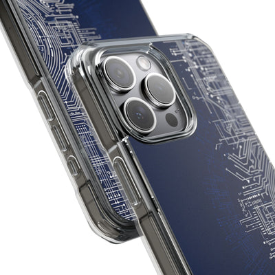 Blue Impact MagSafe Phone Case for iPhone - Cobalt Circuit Logic