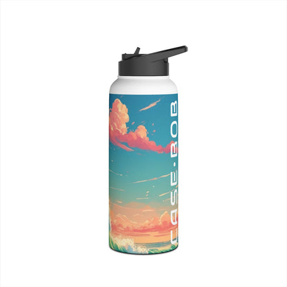 Sunset Wave - Stainless Steel Water Bottle