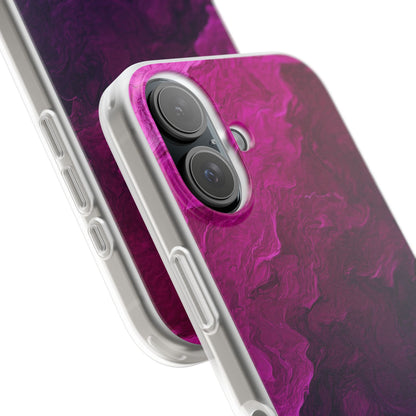 Violet Swirl iPhone 16 Case - Soft