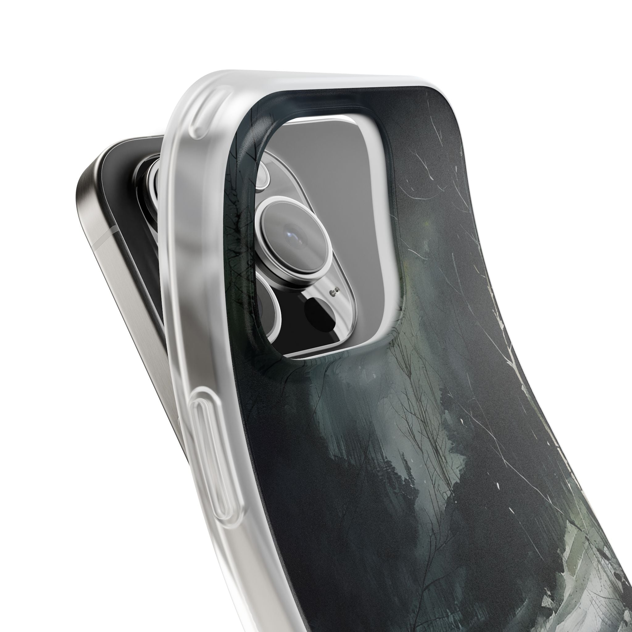 Midnight Winter Hollow · Soft Phone Case for iPhone