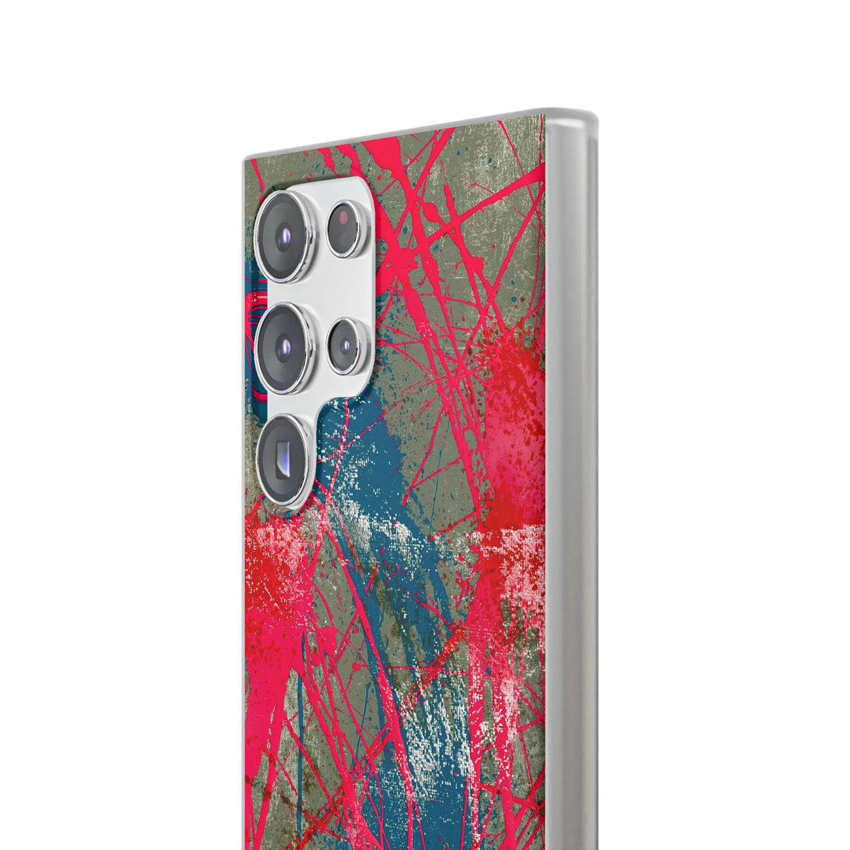 Neon Static Drip · Lite Phone Case for Samsung · Pink