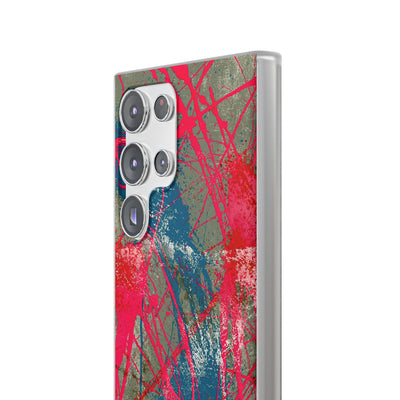 Neon Static Drip · Lite Phone Case for Samsung · Pink