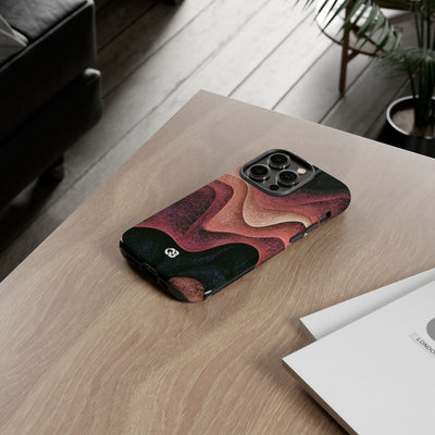 Rose Contour Waves · Tough Phone Case for iPhone · Pink