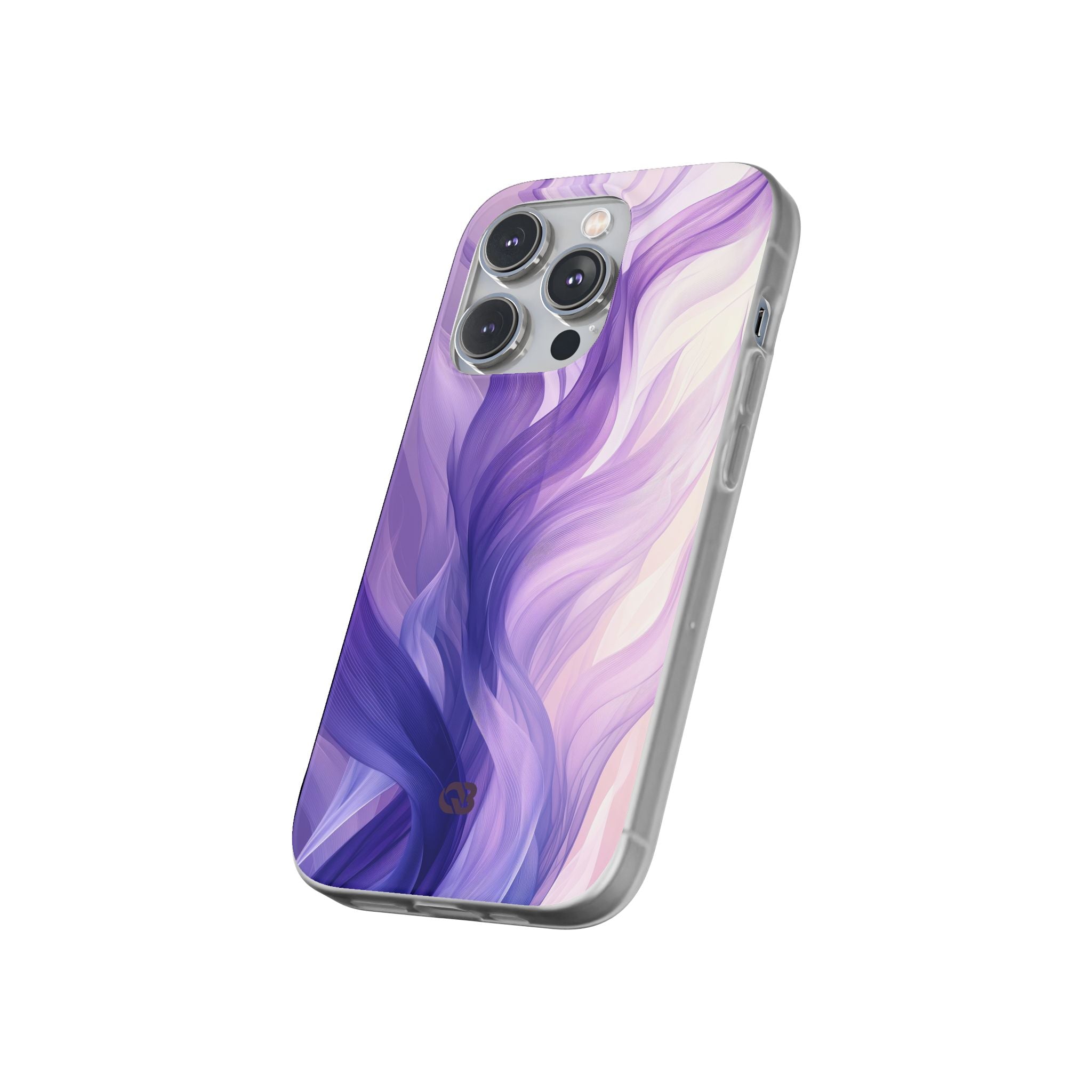 Amethyst Silk Waves · Soft Phone Case for iPhone