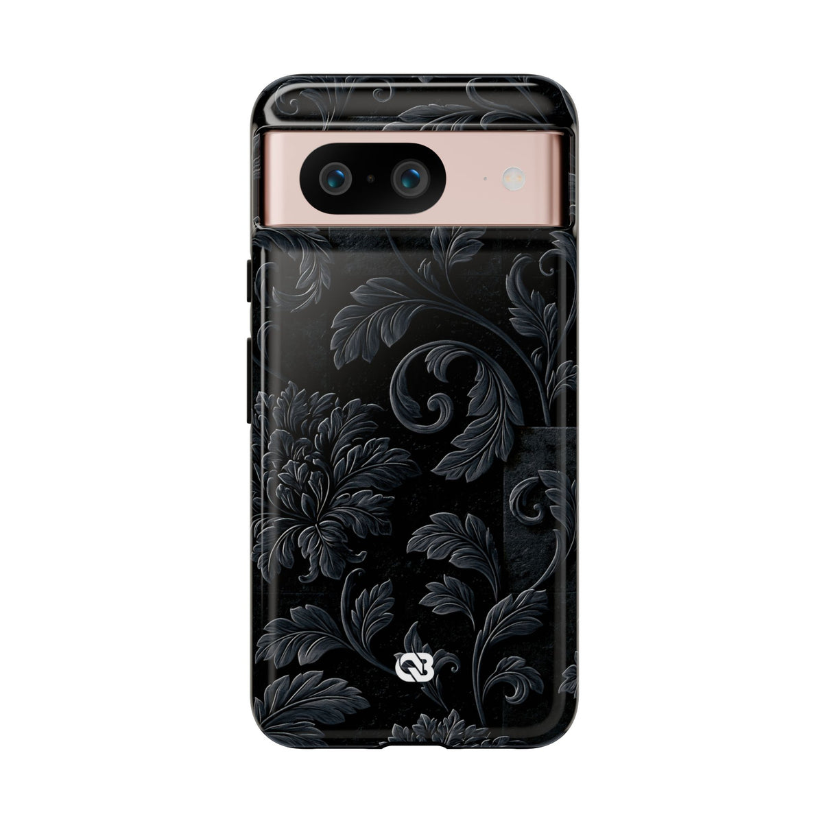 Obsidian Damask · Tough Phone Case for Pixel ·  Black