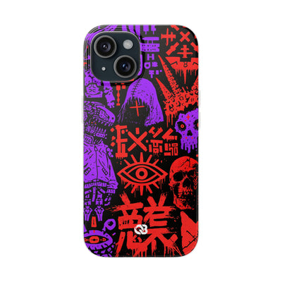 Underground Cyber Glyphs · Lite Phone Case for iPhone ·  Black
