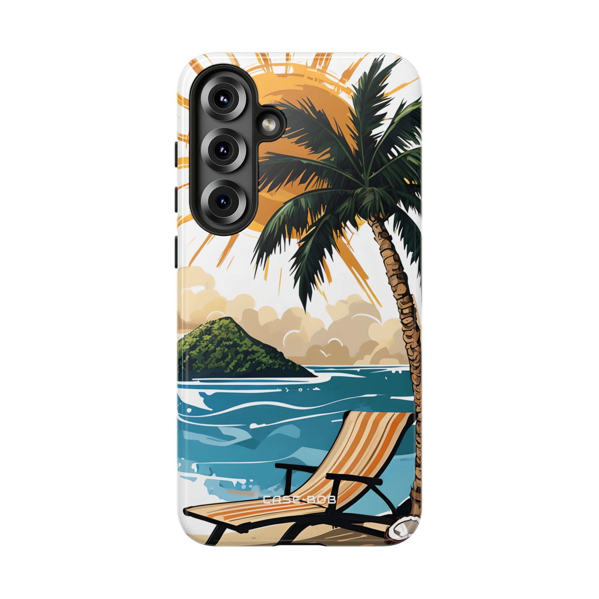 Sunny Palm Breeze Samsung S25 Plus Case - Tough