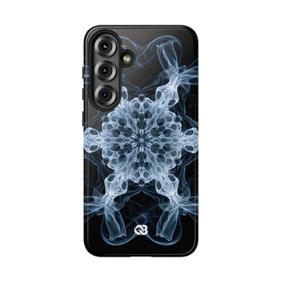 Blue Tough Phone Case for Samsung - Glacial Smoke Crown