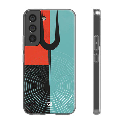Teal Lite Phone Case for Samsung - Sonic Static Split