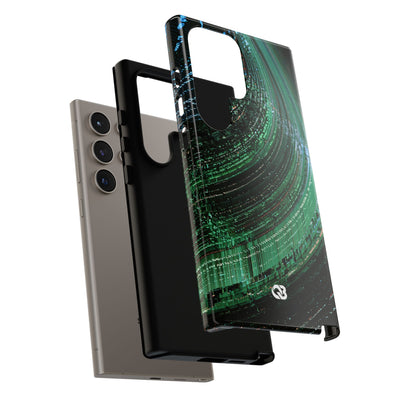 Orbital Data Stream · Tough Phone Case for Samsung · Green