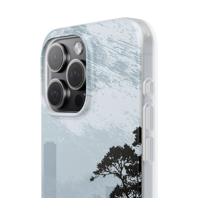 Grey Lite Phone Case for iPhone - Steel Slate Zen