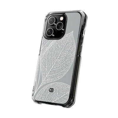 Grey Impact MagSafe Phone Case for iPhone - Frosted Ash Veins