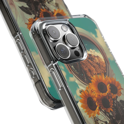 Sonnenblumen-Astronaut iPhone 16 Pro Max Case - Impact