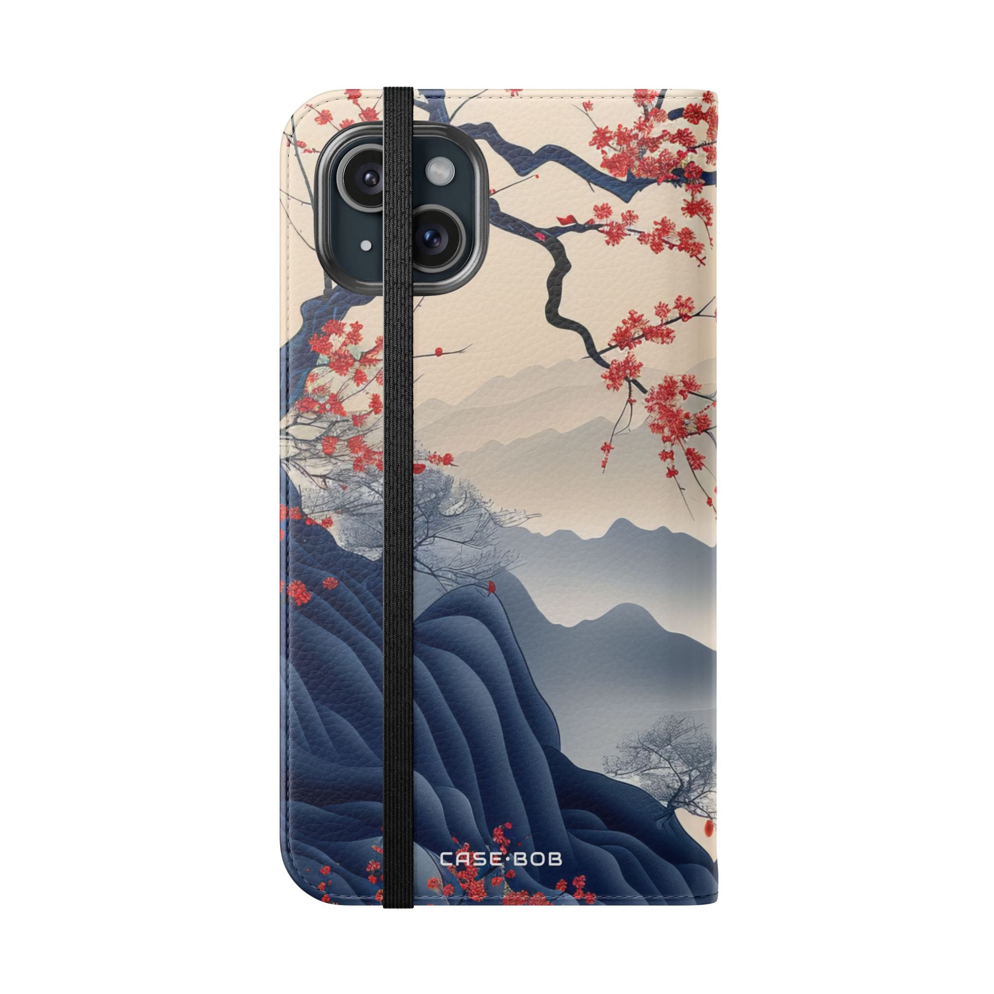 Crimson Branch Moonlight - iPhone 15 Plus Case - Portemonnee