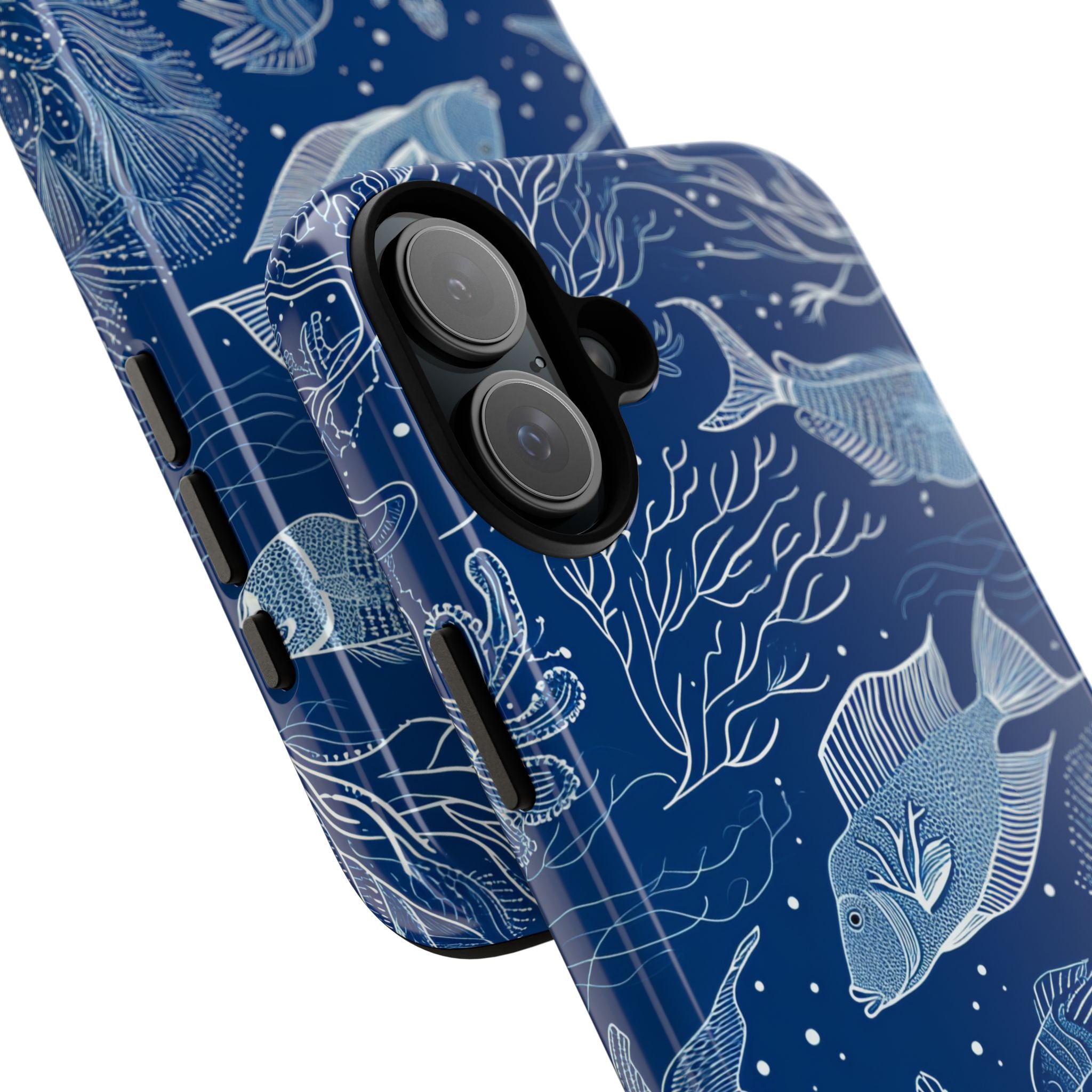 Whitefish Ripple iPhone 16 Plus Case - Tough