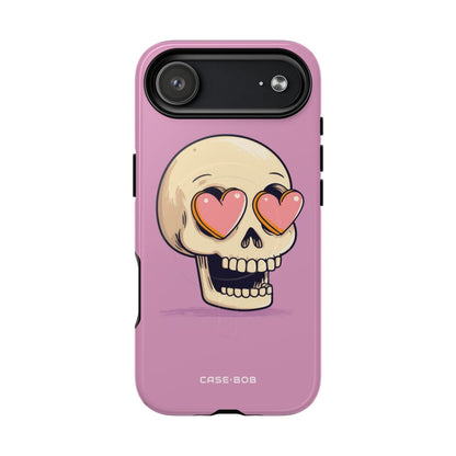 Heart Eyed Skull iPhone 17 Air Case - Tough+ - CASE•BOB