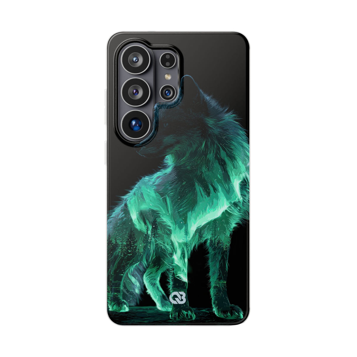Nordic Aurora Fox · Lite Phone Case for Samsung · Teal