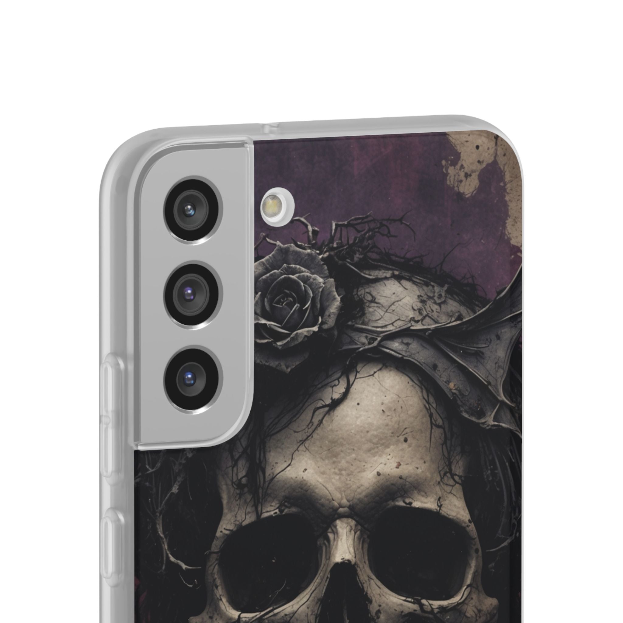 Gothic Skull Crown Samsung S22 Plus Case - Soft